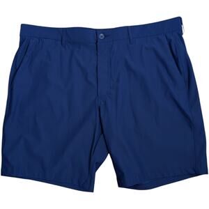 Holderness & Bourne The Slater Shorts 40 Blue Performance 8" Inseam Flat Front